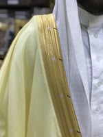 بشت رجالي رسمي VIP نخب أول لون ليموني قماش ياباني...