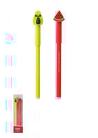 قلم برأس كروي مزخرف من سلسلة الفواكه (عدد2 حبر اسو...