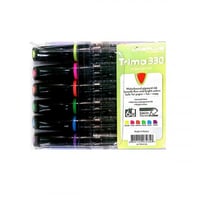 علبة اقلام تحديد 6 الوان