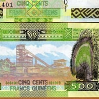 غينيا فئة 500 فرنك أنسر