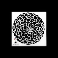 245 - ورق استنسل زهرة 13سم * 13سم