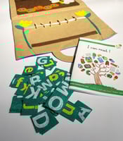 الحقيبة التعليمية القماشية - الحروف الإنجليزية