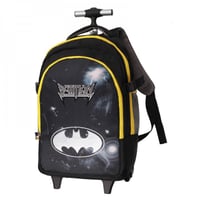 شنطة ترولي 18.5 انش أسود مع مقلمية - باتمان