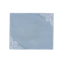 طقم دعاسات مطرزة Bianca لون أزرق