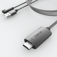 محول HDMI مع كيبل أيفون WIWU، LIGHTNING HDTV ADAPT...