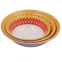 بادية ميلامين غضار احمر