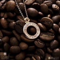 سلسال دائري مطلي صغير