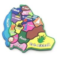 شعار السعودية مغناطيس للثلاجة