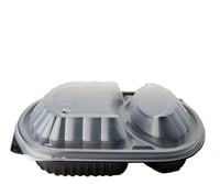 علب ميكرويف مقسم 2\1 (25) حبه