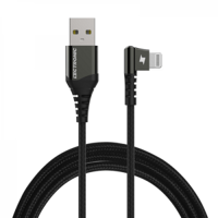 سلك شاحن ايفون ليكترونك قماش سريع ومعتمد من ابل طو...