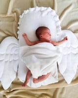 بيت الطفل بالأجنحة لون أبيض