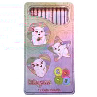 لولوكاتي- علبة الوان خشبية 12 لون