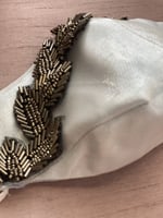 كمامة سهرة تطريز فضي ماكسد - evening mask