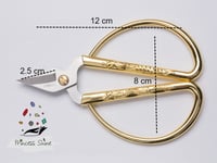 332 - مقص ورق ذهبي رقم (3)