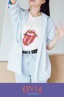 تيشيرت ابيض lips