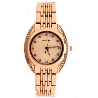 ساعة سفني اللون النحاسي