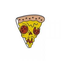 Pizza Skull Pin