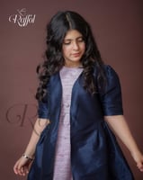 فستان بجاكيت كحلي