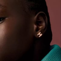 حلق H ميني روز قولد - بينك