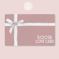 500sr Love Card