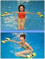 دمبل فوم لتمارين الرياضة المائيه قطعتين