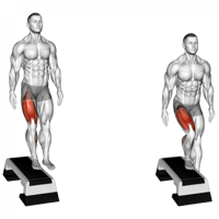 ستيب مع كرسي حديد