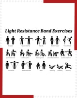 حزام تمدد لليوغا مرقم