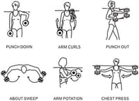 دمبل فوم لتمارين الرياضة المائيه قطعتين