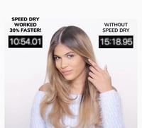 كولور واو سبيد دراي بخاخ للشعر حماية من الحرارة وا...