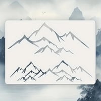 قالب قمم جبال الثلج بلاستيكي