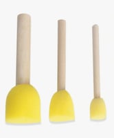 فرشاة إسفنج لتنظيف البودرة عن الورق المقهر