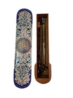 علبة تحفة صناعة يدوية خشبية، مقلمة - حجم كبير