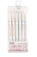 6 أقلام للكتابة ثلاثية الأبعاد بألوان مختلفة