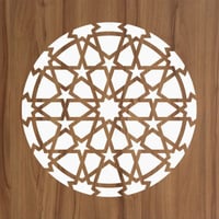 قالب زخرفة إسلامية بلاستيكي