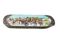 علبة تحفة صناعة يدوية خشبية، مقلمة