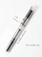 قلم حبر (جينهاو) بلاستيكي مع عبوات حبر