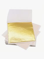 رقائق الذهب - 100 ورقة - لون ذهبي