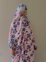 شرشف مشجر وردي فاتح - لف