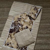 طقم مبطن - بيج