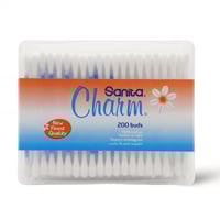 سانيتا شارم أعواد آذان دائرية عبوة مربعة - 200 قطع...