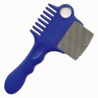 مشط بيك باسنان معدنيه لأزاله القمل مع عدسه