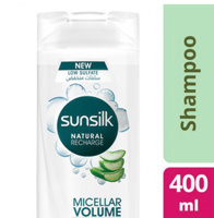 صانسيلك شامبو مع ماء الميسيلر وخلاصة الصبار لشعر ب...