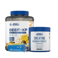 كرياتين + بيف اكس بي +شيكر هدية - ابلايد نيتروشن .