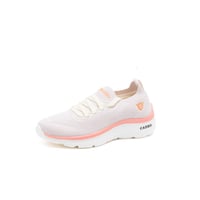 حذاء رياضي للنساء من القماش خفيف - بيج -