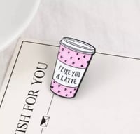 بروش قهوة لاتيه