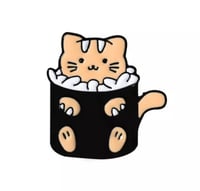 بروش سوشي مع قطة