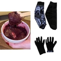 بكج قفازات الساونا الحراريه مع جوارب الساونا مع مق...