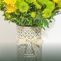 فازة الأقحوان الفخارية