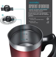 جهاز كهربائي لعمل رغوة الحليب الكابتشينو الساخن او...