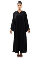 عباية سوداء دبل كلوش